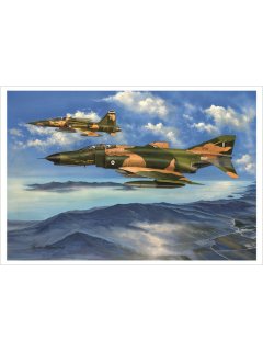 Aviation Art Painting ''Over Thasos Island'' - medium size print