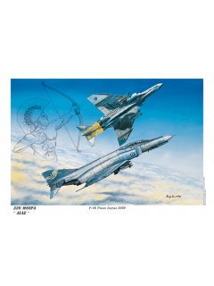 Αντίγραφο ζωγραφικού πίνακα (αφίσα) ''F-4E Peace Icarus 2000/ΑΙΑΣ''