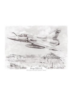 HAF 331 Squadron Mirage 2000-5 Art Print