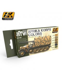 Afrika Corps Color Set, AK Interactive