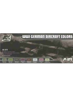 WWI German Aircraft Colors, AK Interactive