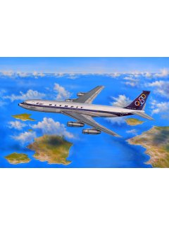 Ζωγραφικός Πίνακας: Olympic Airways Boeing 707 (Αντίγραφο σε Καμβά)
