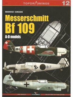 Messerschmitt Bf 109 A-D Models, TopDrawings no 12, Kagero