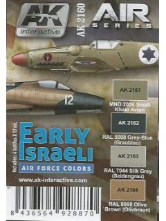 Early Israeli Air Force Colors, AK Interactive