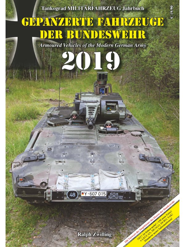 Armoured Vehicles of German 2019 English, 136 pages Yearbook 