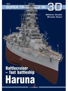 Battlecruiser-Fast Battleship Haruna, Super Drawings in 3D No 15, Kagero