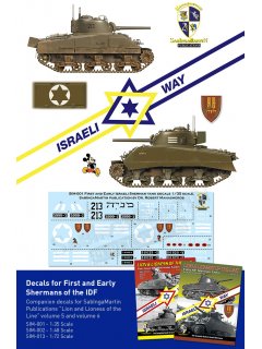 First and Early Israeli Sherman Tanks (1/48), SabIngaMartin