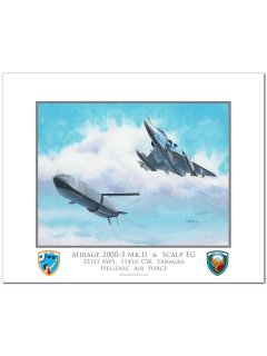 Αντίγραφο ζωγραφικού πίνακα ''Mirage 2000-5 & SCALP EG'' 