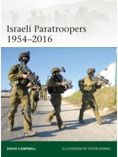 Israeli Paratroopers 1954-2016, Elite 224, Osprey