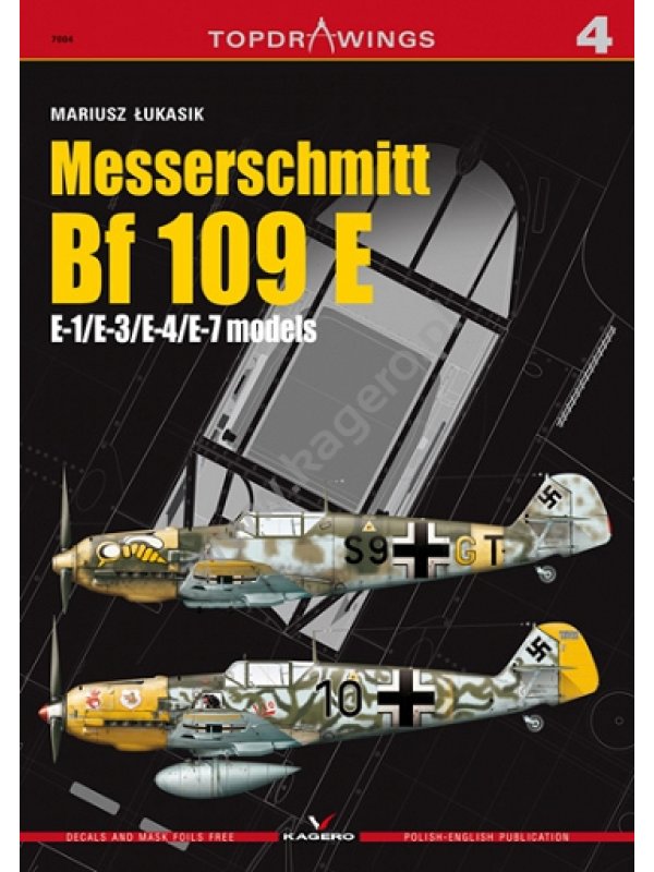 Messerschmitt Bf-109 A-D TOPP HEFT 20279/ KAGERO Topdrawings No.12 