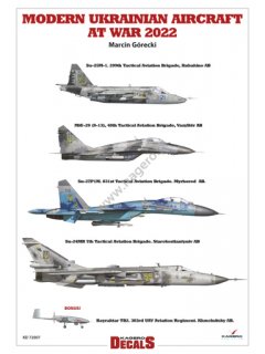 Modern Ukrainian Aircraft at War 2022, Kagero Decals 72007