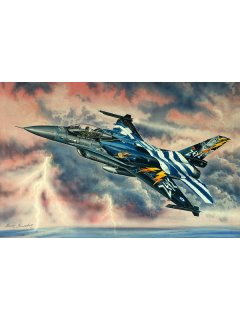 Ζωγραφικός Πίνακας F-16 Demo Team ZEUS  - Αντίγραφο σε αφίσα