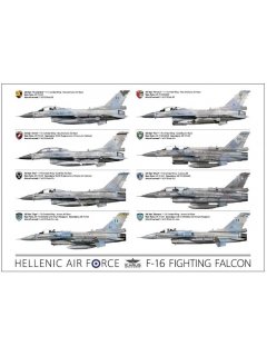 HAF F-16 Fighting Falcon Poster